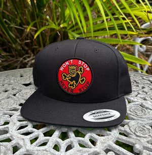 Won't Stop Never Stop Snapback Flat Bill 6089